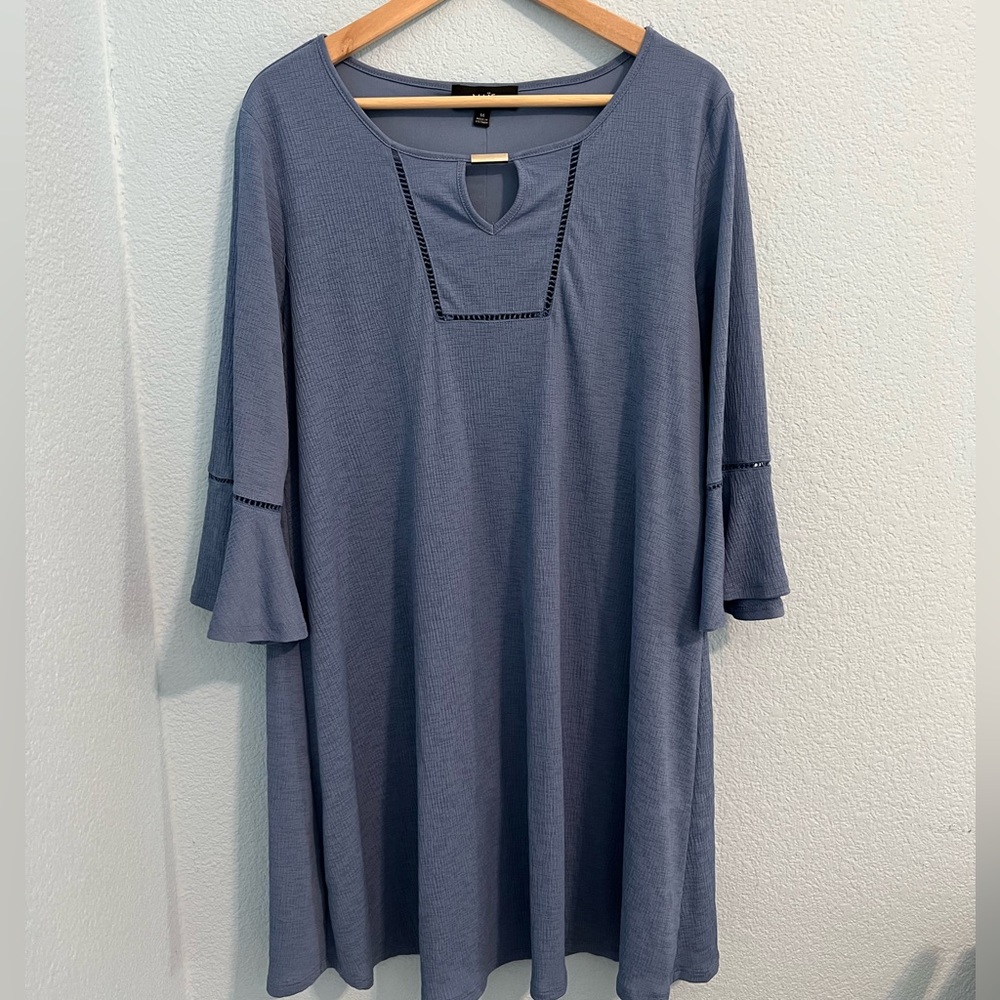 Formal/ Professional Blue Mid Length Dress